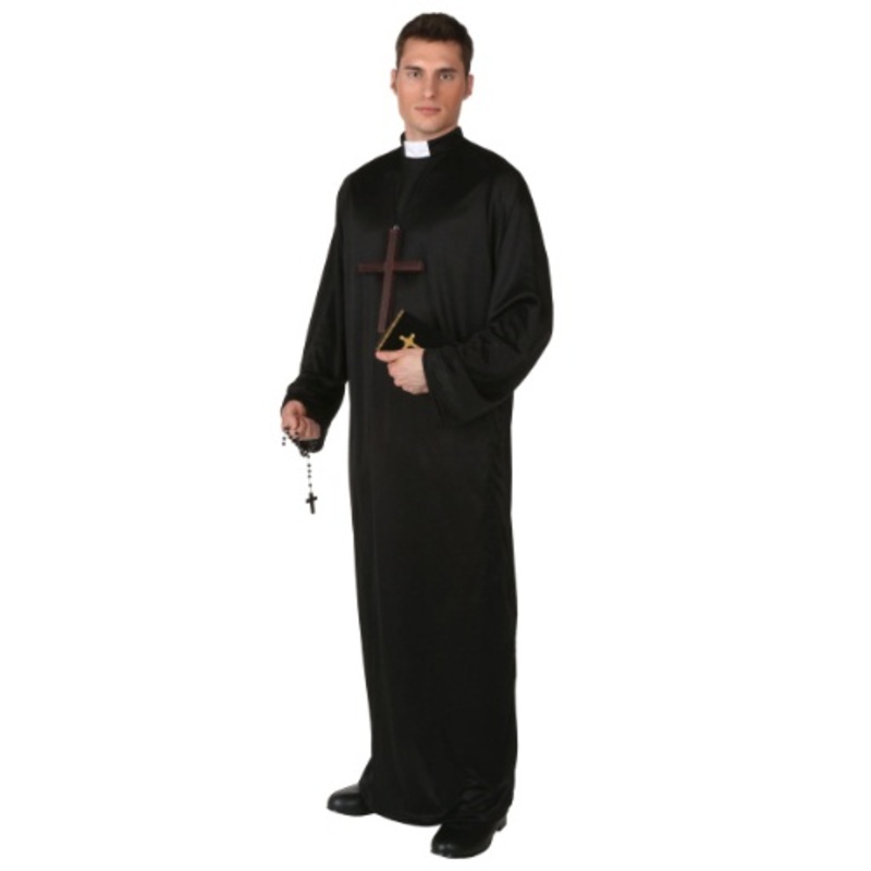 Adult Traditional Priest Costume Small