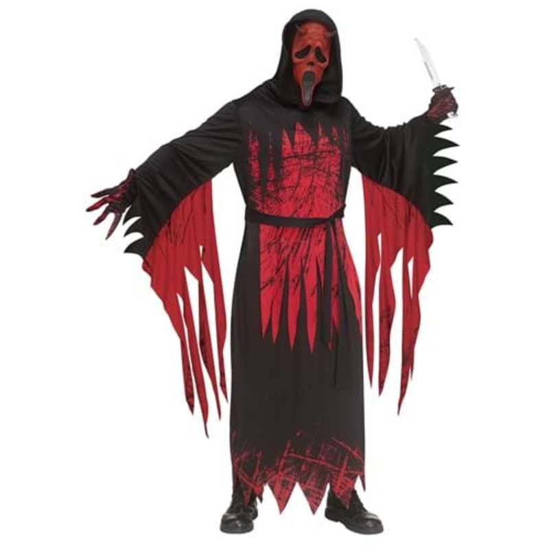 Aged Devil Ghost Face Costume for Adults Standard