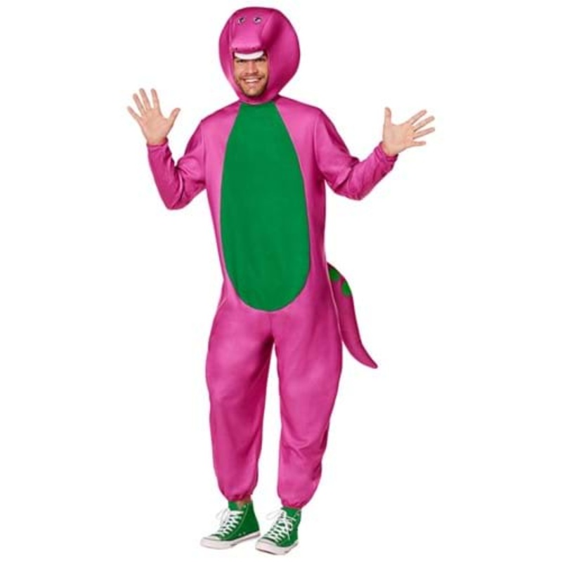 Barney the Dinosaur Costume for Adults Medium