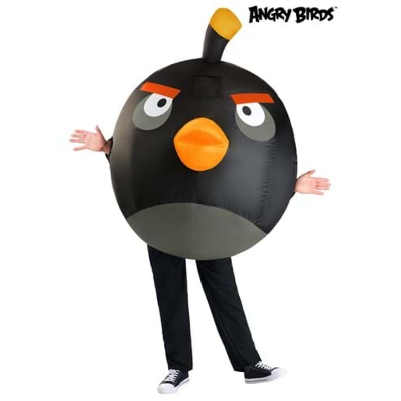 Bomb Inflatable Angry Birds Costume for Adults Standard