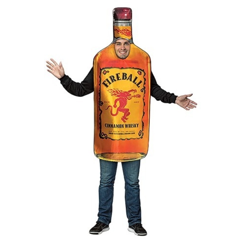 Fireball Adult Bottle Costume Standard