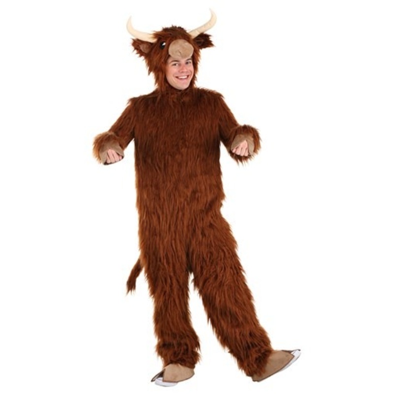 Highland Cow Costume for Men Medium