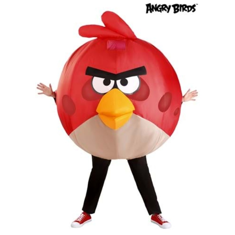 Inflatable Red Angry Birds Costume for Adults Standard