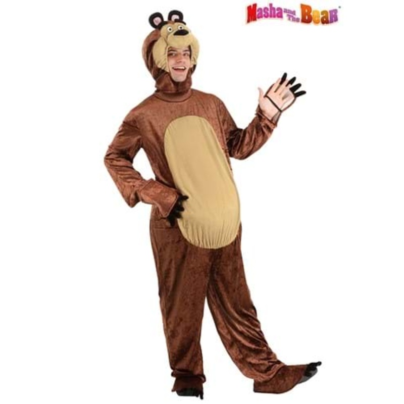 Masha and the Bear Bear Costume for Adults Small