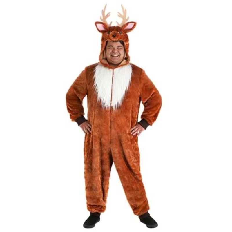 Men's Plus Size Dashing Deer Costume 2X