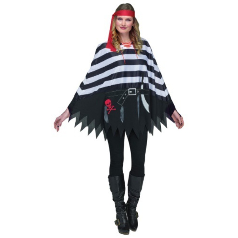 Pirate Poncho Costume Standard