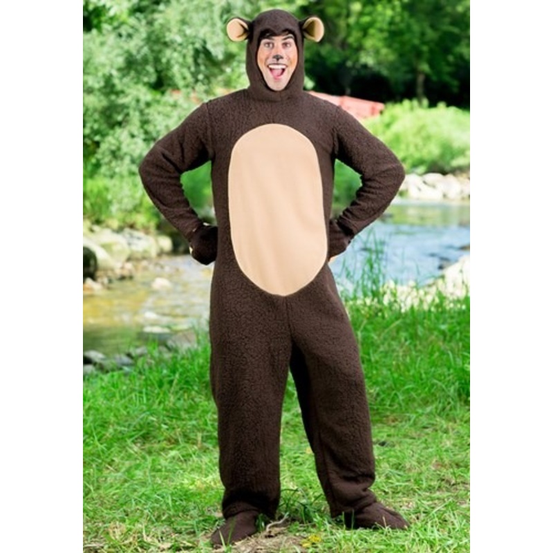 Plus Size Adult Bear Costume 2X