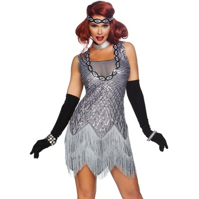 Roaring Roxy Flapper Costume For Women Small