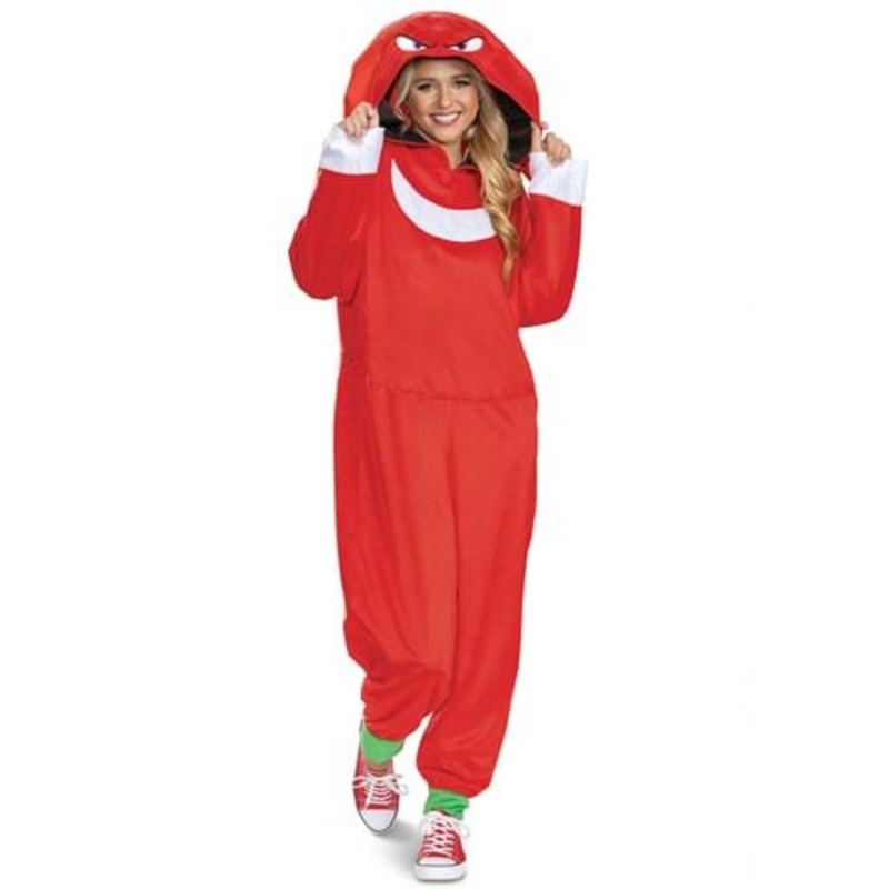 Sonic the Hedgehog Knuckles Costume for Adults X-Small/Small
