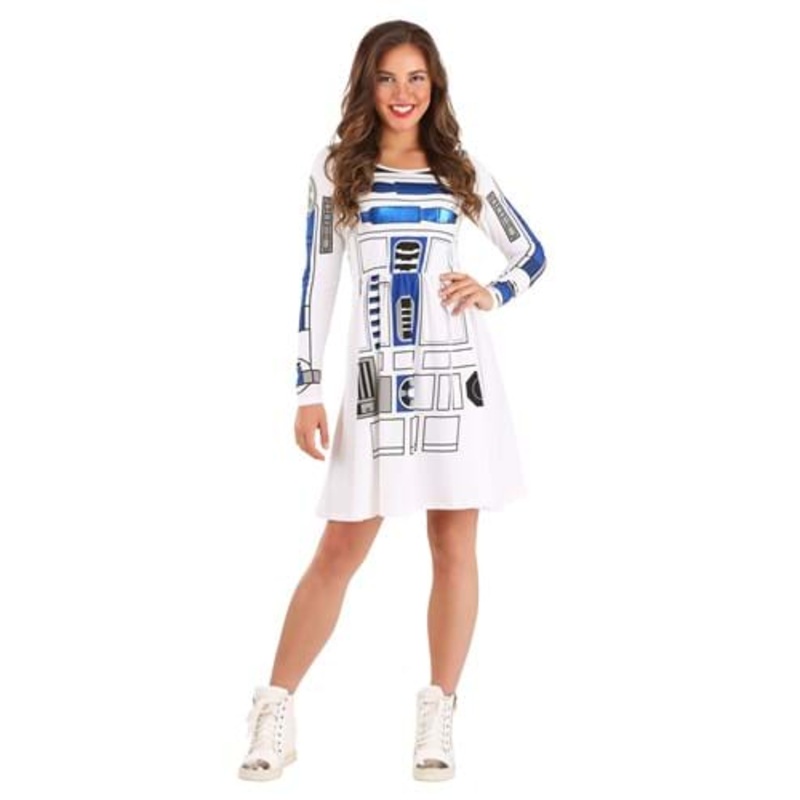 Star Wars I Am R2D2 Skater Dress Costume for Women X-Small