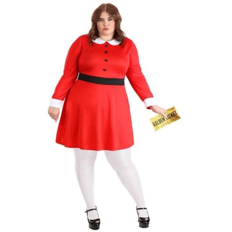 Women's Plus Size Spoiled Ticket Winner Costume 1X