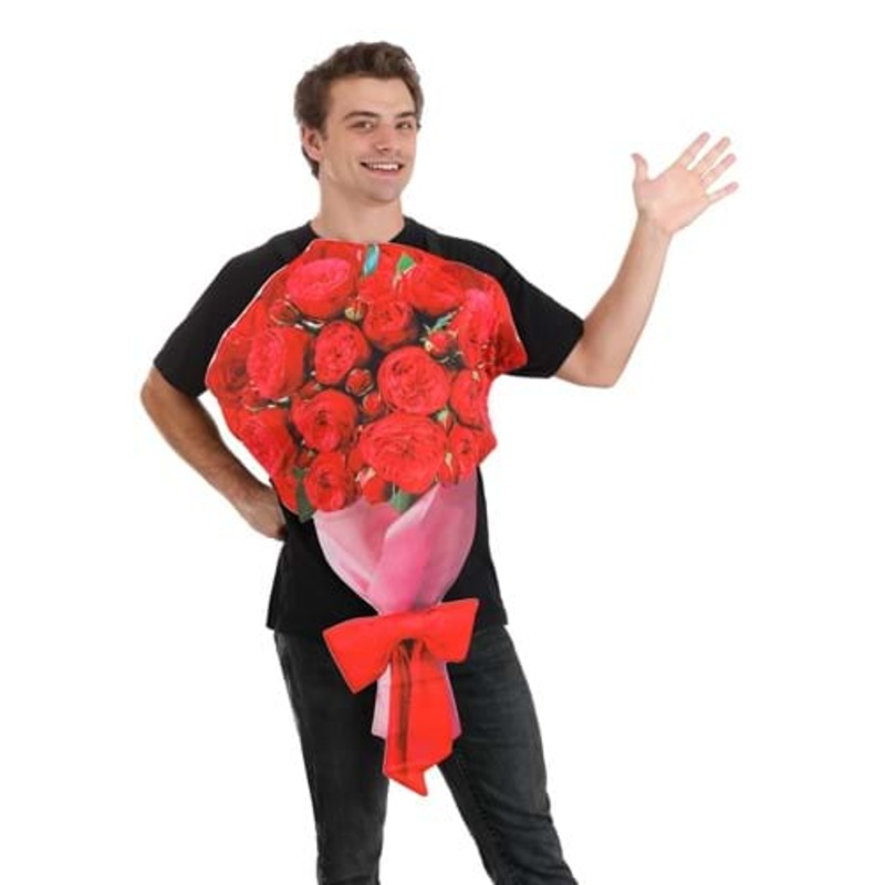 Adult Bouquet of Roses Sandwich Board Costume Standard