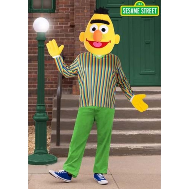Adult Plus Size Sesame Street Bert Costume 2X