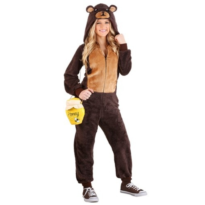 Brown Bear Onesie for Adults X-Small