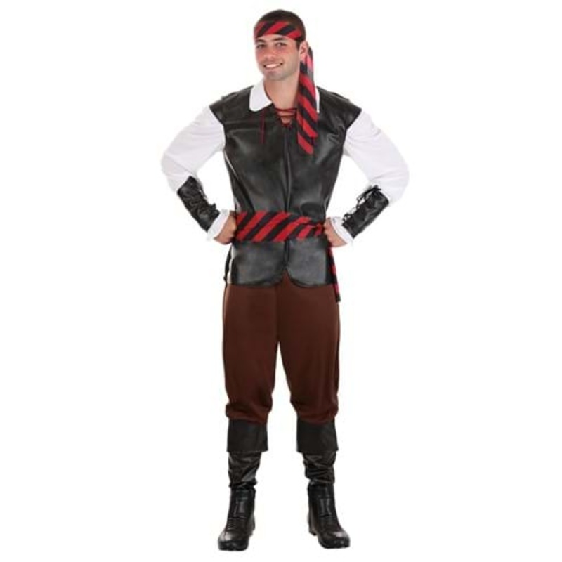 Budget Pirate Men's Costume Small