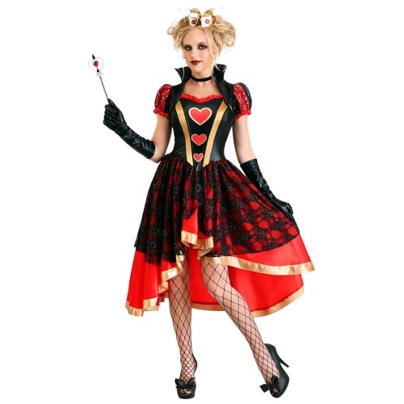 Dark Queen of Hearts Costume for Women X-Small
