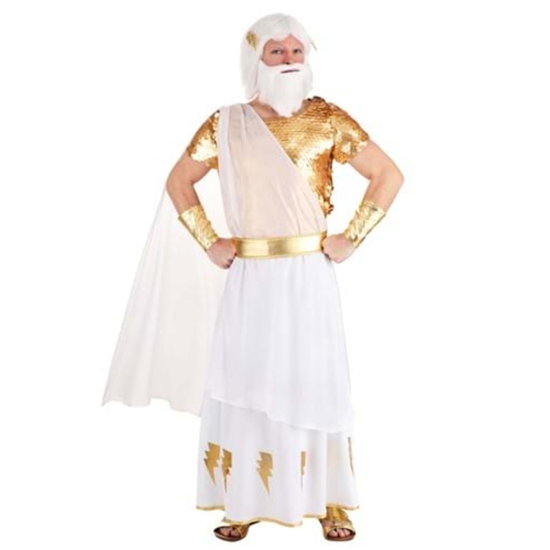 Deluxe Zeus Costume for Men Small