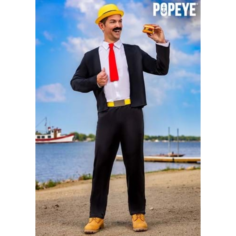 Exclusive Wimpy Popeye Costume for Adults Small