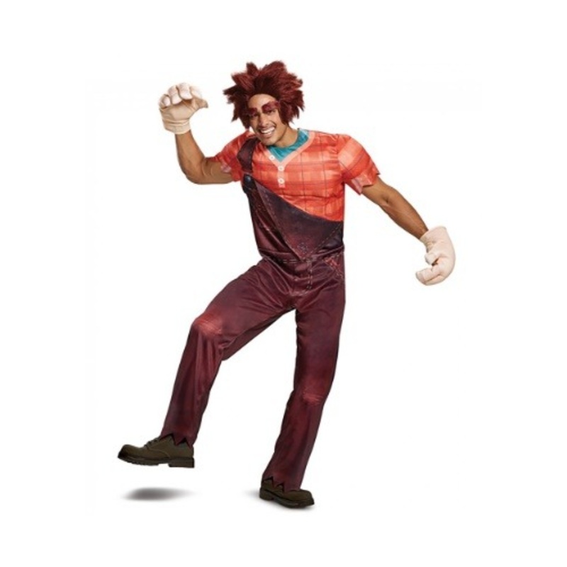 Men's Deluxe Wreck It Ralph 2 Ralph Costume Medium