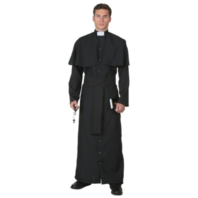 Men's Plus Size Deluxe Priest Costume 2X