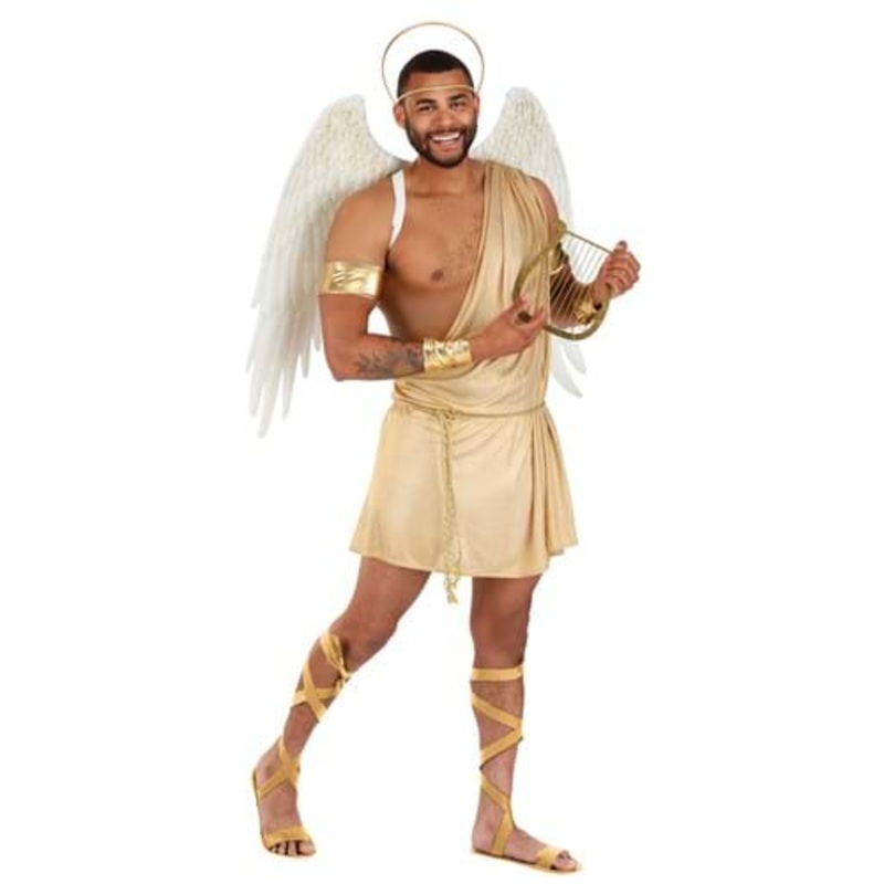 Men's Plus Size Sexy Angel Costume 2X