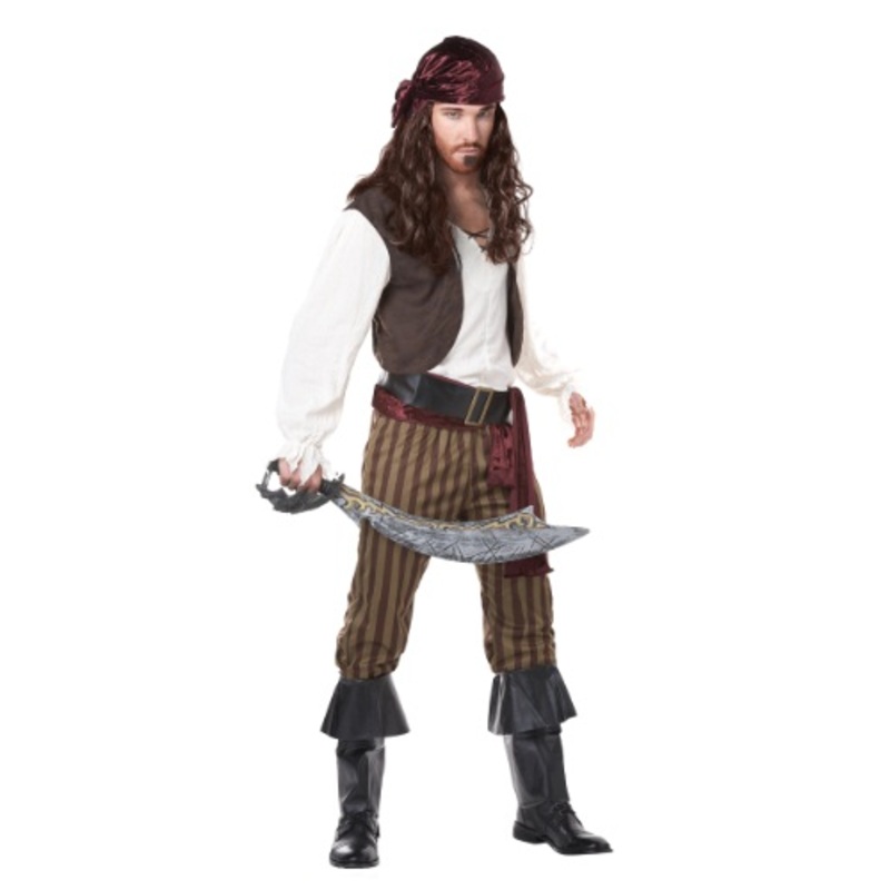 Men's Rogue Pirate Costume Medium
