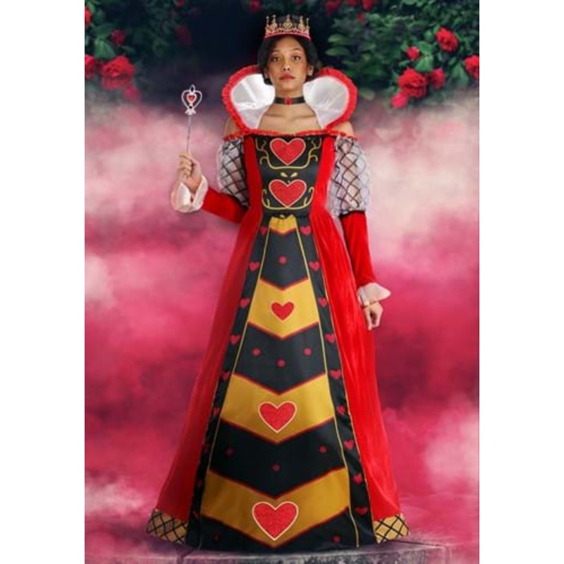 Premium Queen of Hearts Costume for Women Small