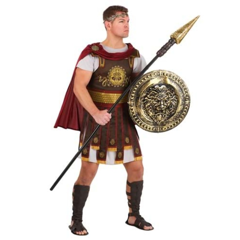 Roman Warrior Costume for Adults Small