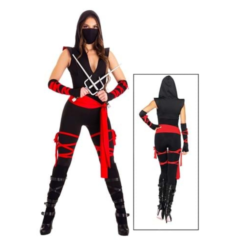 Sexy Deadly Ninja Costume for Women XX-Small