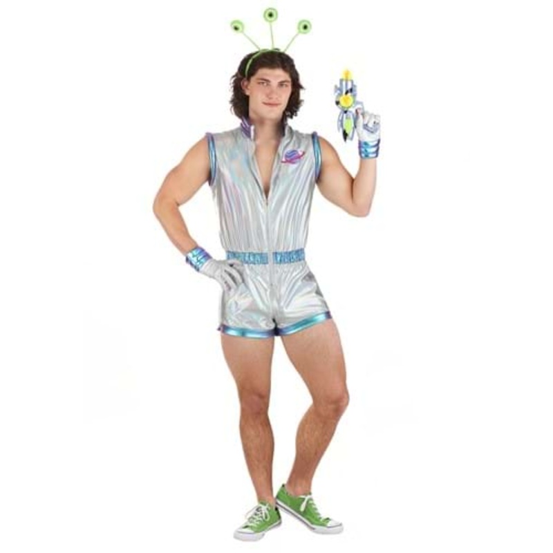 Sexy Men's Galactic Alien Costume Small