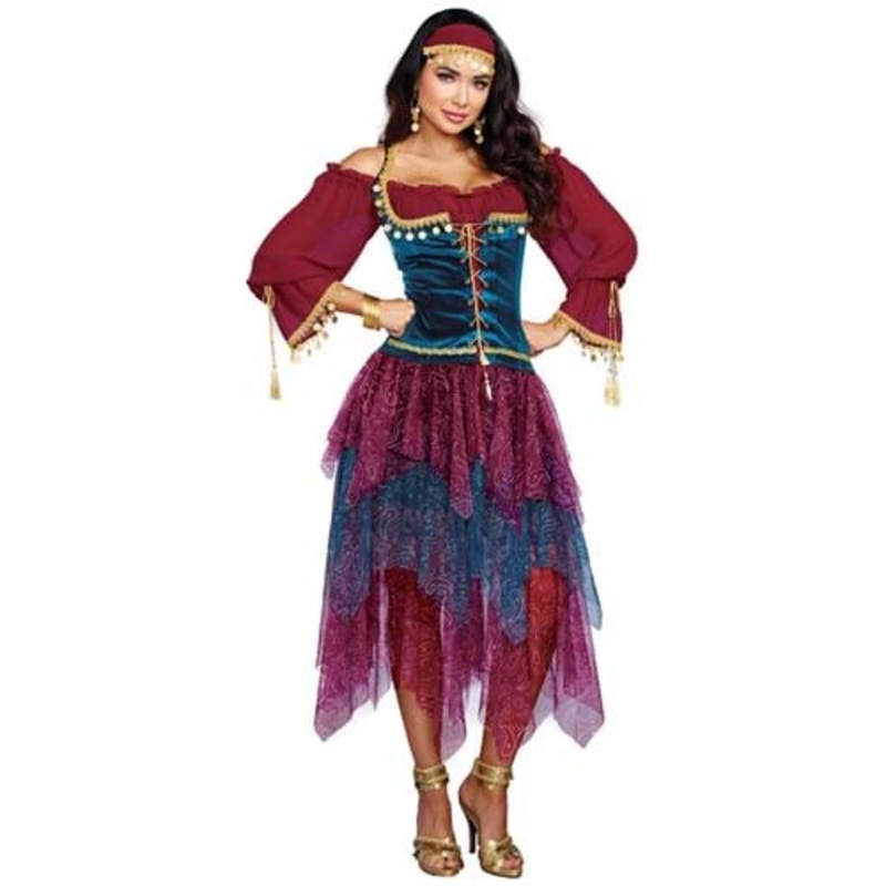 Women's Mystical Fortune Teller Costume Small