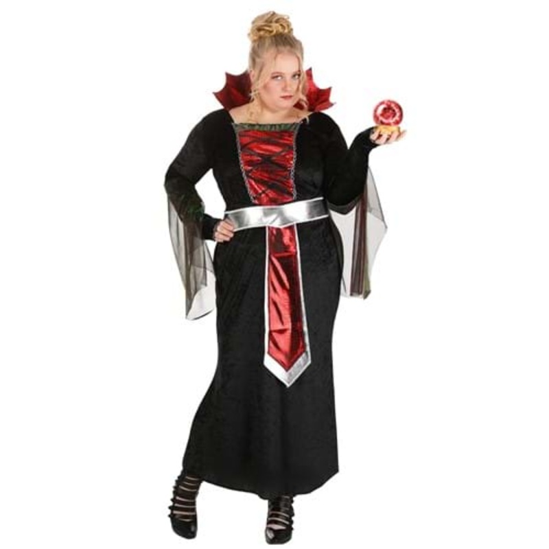 Women's Plus Size Mystic Sorceress Costume Dress 1X