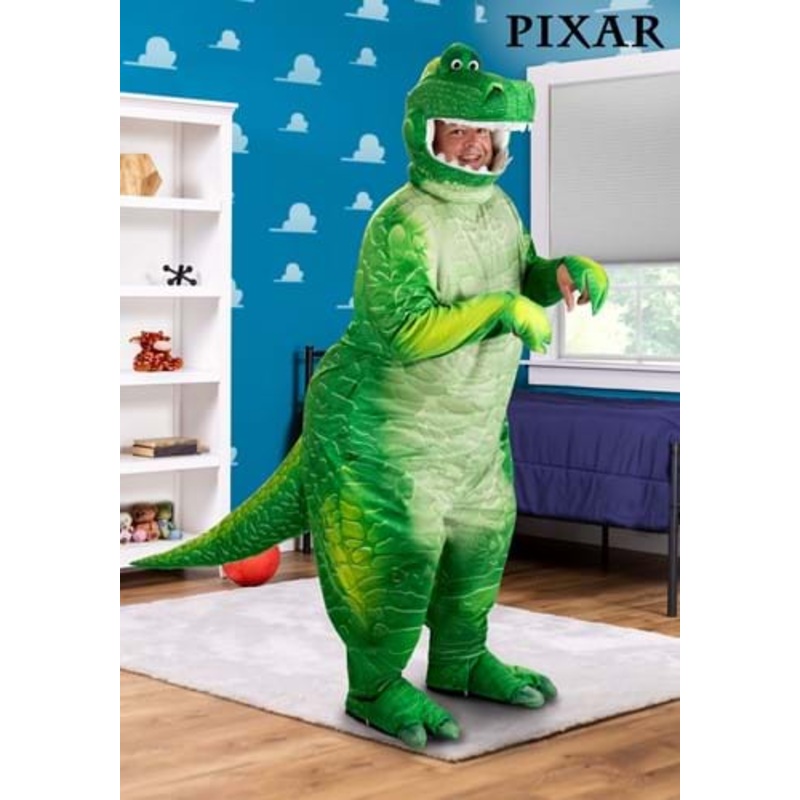Adult Plus Size Deluxe Toy Story Rex Costume 2X