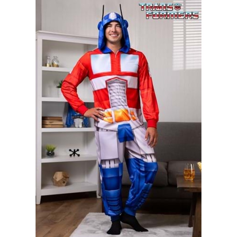 Adult Transformers Optimus Prime Union Suit Small