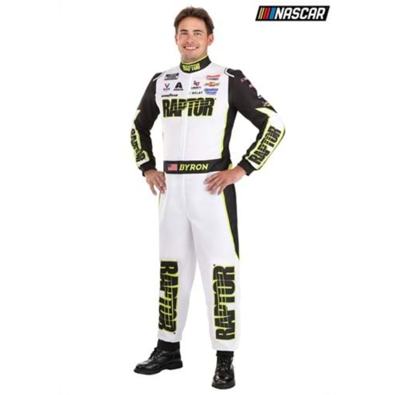 Adult William Byron Raptor Uniform NASCAR Costume Small