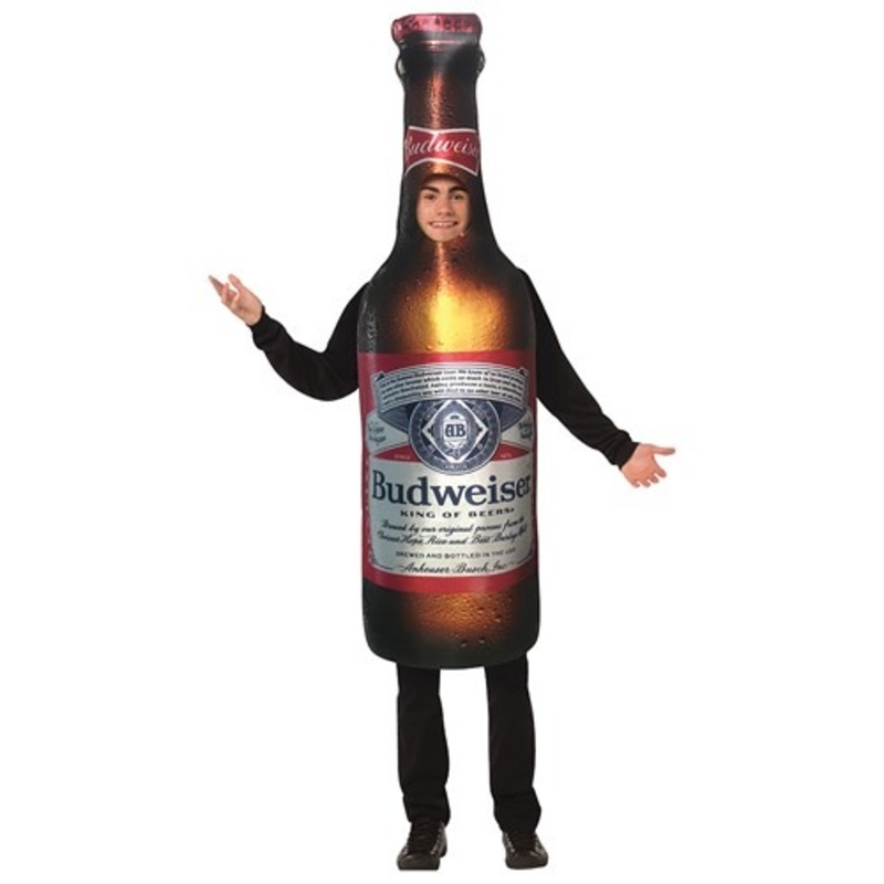 Budweiser Bottle Costume for Adults Standard