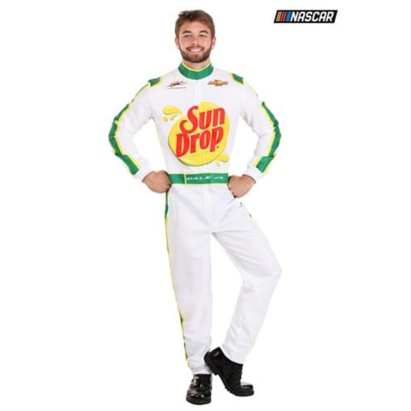 Dale Earnhardt Jr Sundrop Uniform NASCAR Costume for Men Small