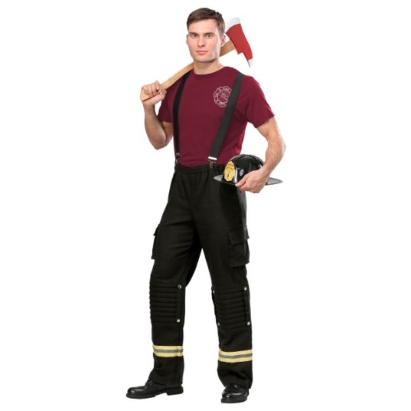 Fire Captain Plus Size Costume for Men  2X