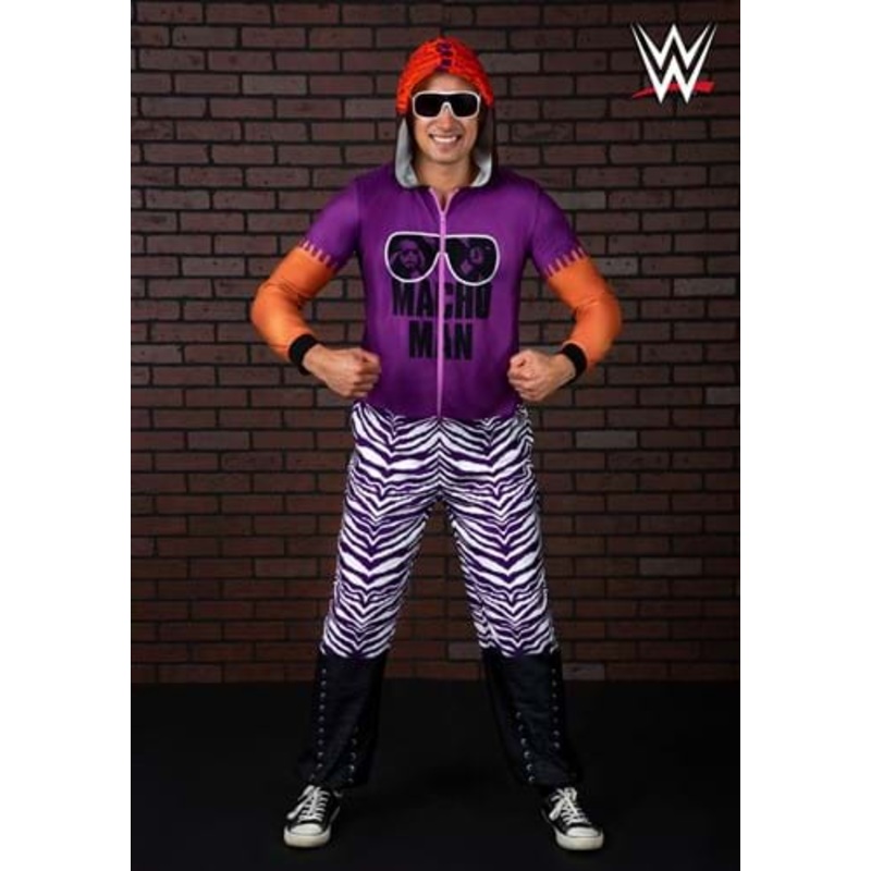Macho Man Union Suit Onesie for Adults Small