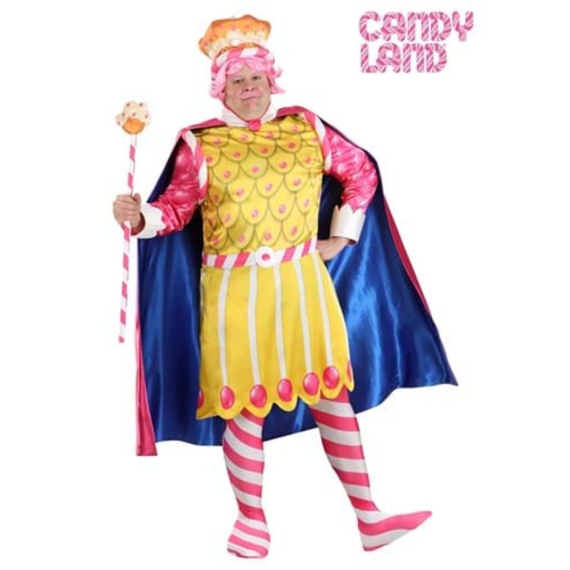 Men's Plus Size Candyland King Kandy Costume 2X
