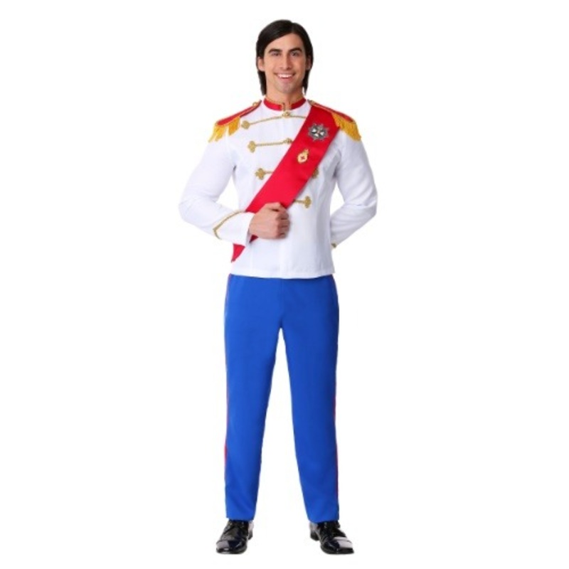 Men's Plus Size Charming Prince Costume 3X