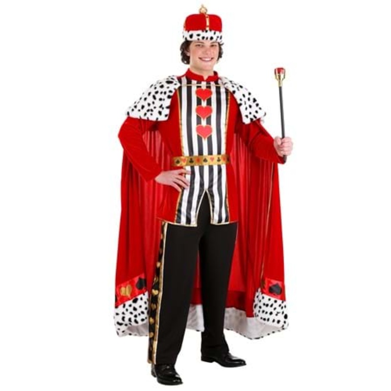 Men's Premium King of Hearts Costume Small