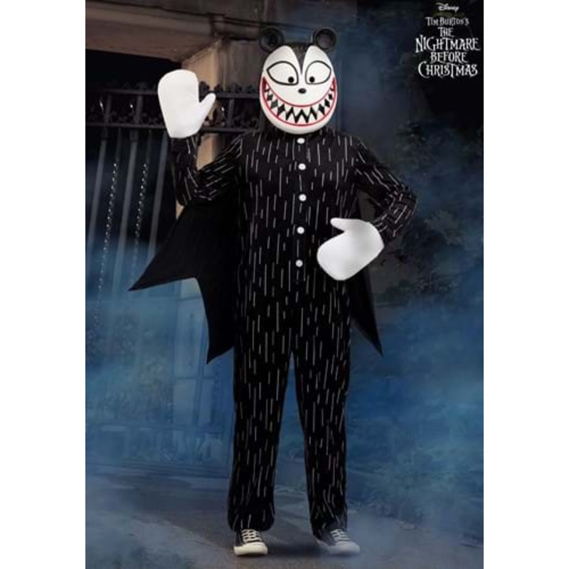 Nightmare Before Christmas Scary Teddy Costume for Adults Small
