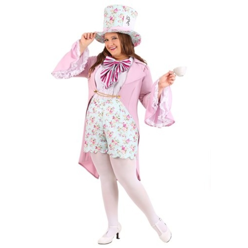 Plus Size Pretty Mad Hatter Costume for Women 1X