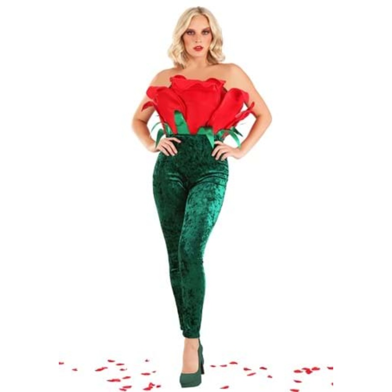 Red Rose Costume for Women X-Small