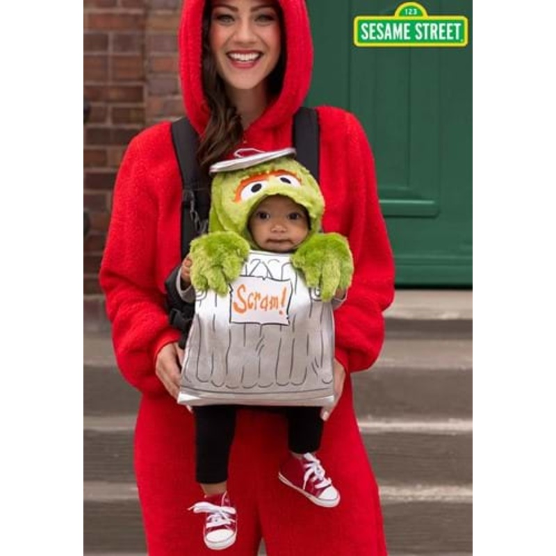 Sesame Street Oscar Baby Carrier Cover Costume Standard