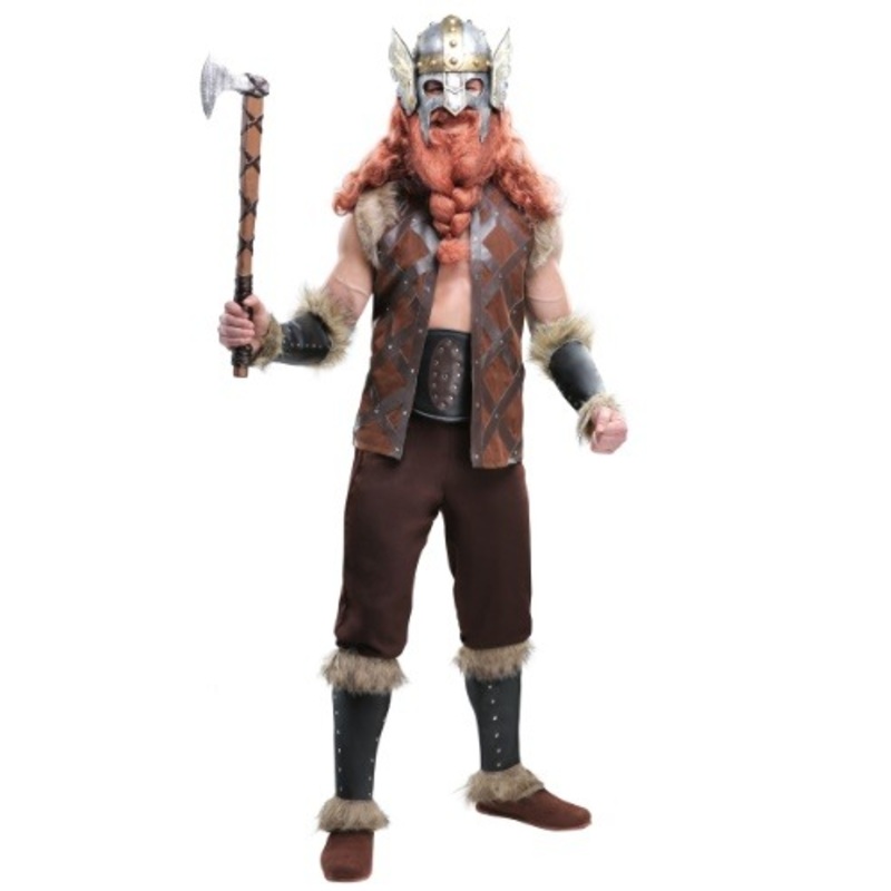 Viking Barbarian Men's Costume Small