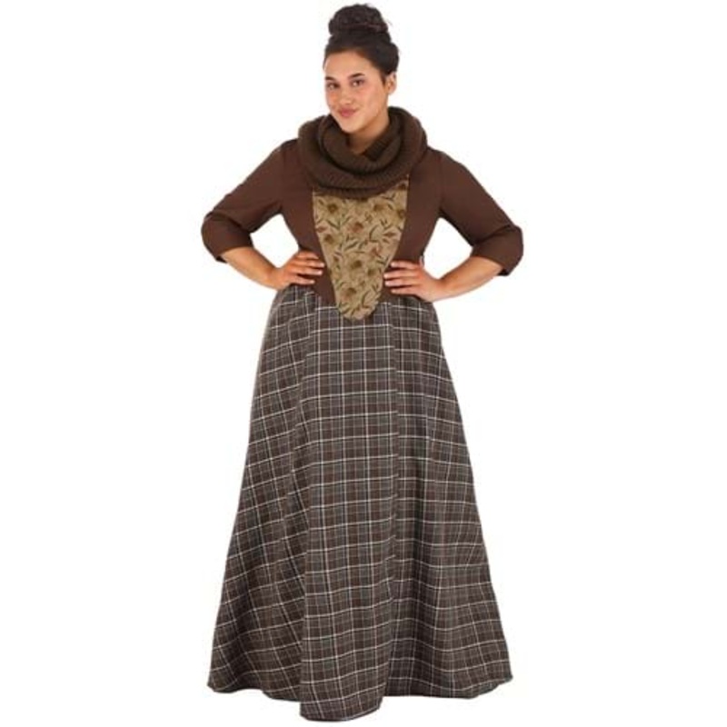 Women's Plus Size Outlander Costume Dress 1X