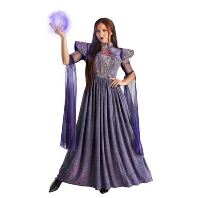 Women's Violet Sorceress Costume Small