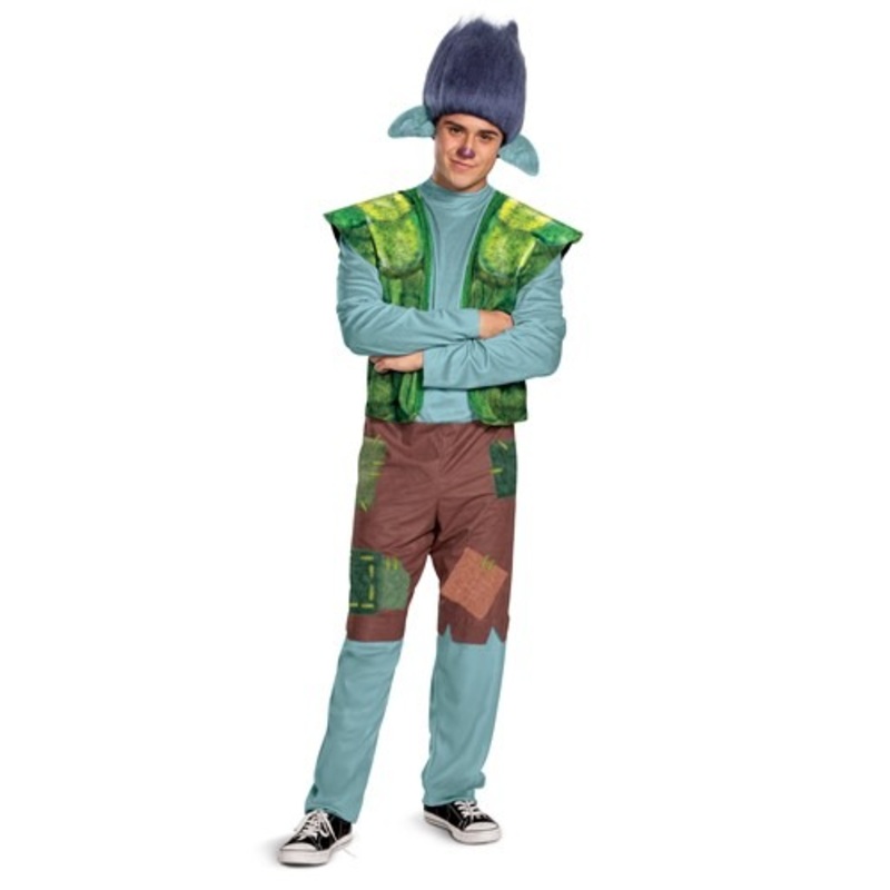 Adult Branch Trolls World Tour Men's Costume Medium